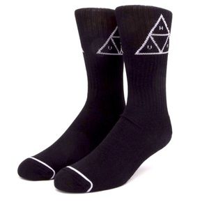 HUF Tt Crew Socks - Black